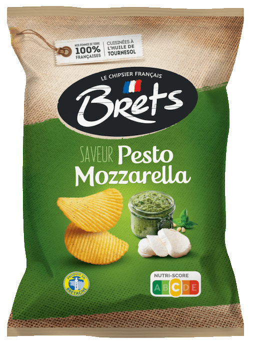 Brets  Chips - Pesto & Mozzarella
