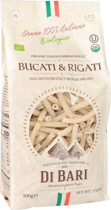Di Bari Pasta Bucati & Rigati BIO 500 g